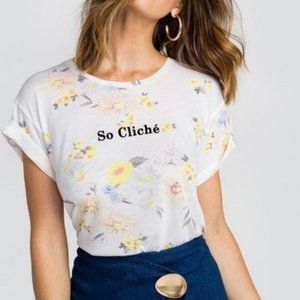 Wildfox So Cliche Manchester Tee Top